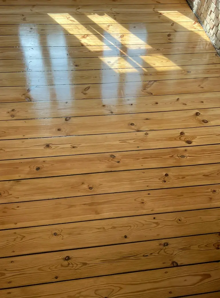 zakonserwowana podłoga